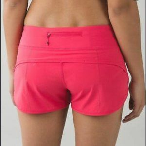 Hot Pink LuluLemon Speed Up Shorts *2.5"